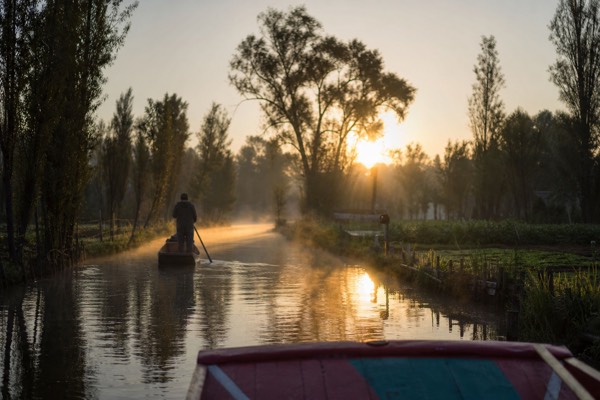 Xochimilco at Sunrise with Breakfast and Transport